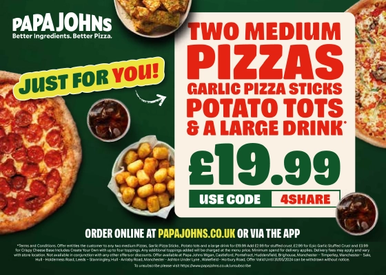 papaJohns Brand Postcard